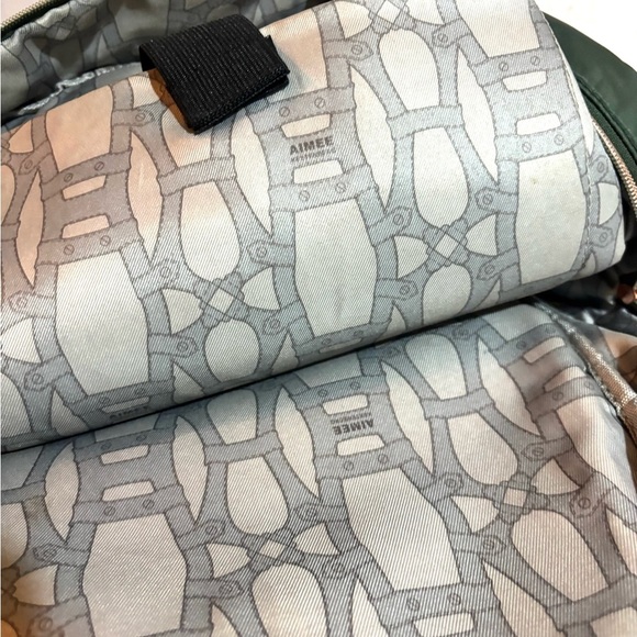 Aimee Kestenberg green nylon backpack - Picture 8 of 11